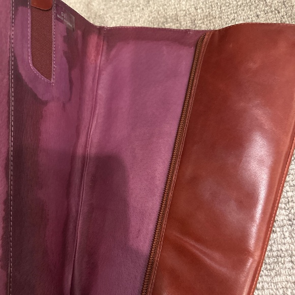 NWT 👢TARYN WOMENS HELIUM TALL BOOT IN BRANDY COLOR SIZE 9.5 WITH SIDE ZIPPERS - Picture 7 of 16